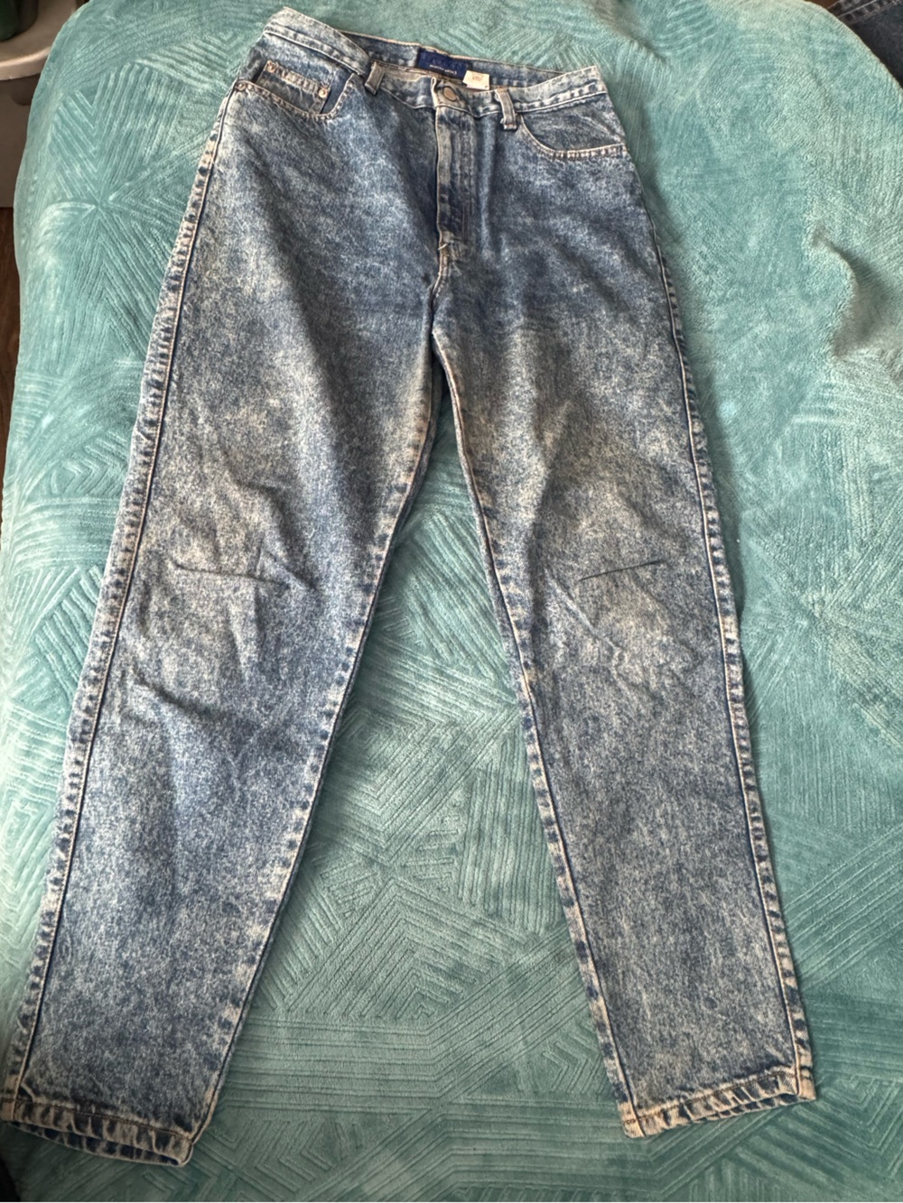 Vintage 80s/90s Sasson acid washed high rise mom jeans made in USA